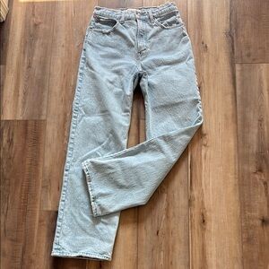 Abercrombie & Fitch 90’s Relaxed Jeans High Rise 26 short